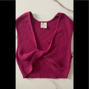 Pink wild fable crop top